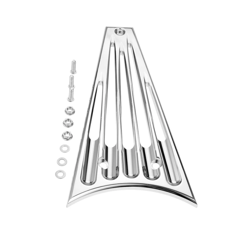 Motorcycle CNC Cut Frame Grille Cover For Harley Touring Street Glide Electra Road King 2009-2013 Black/Chrome | Автомобили и