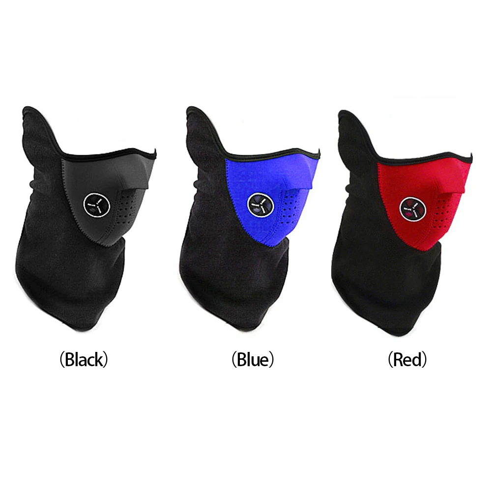Зимние теплые Полуботинки Face covering езда на велосипеде флис Открытый