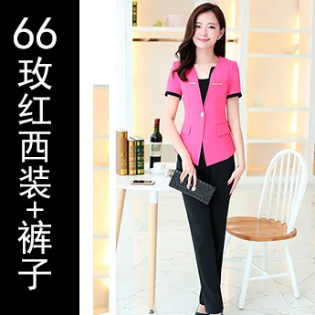 plus size m-6xl(bust 116cm) new suits summer ladies short sleeves Two Piece Set women fashion clothes madam suit dress uniforms |