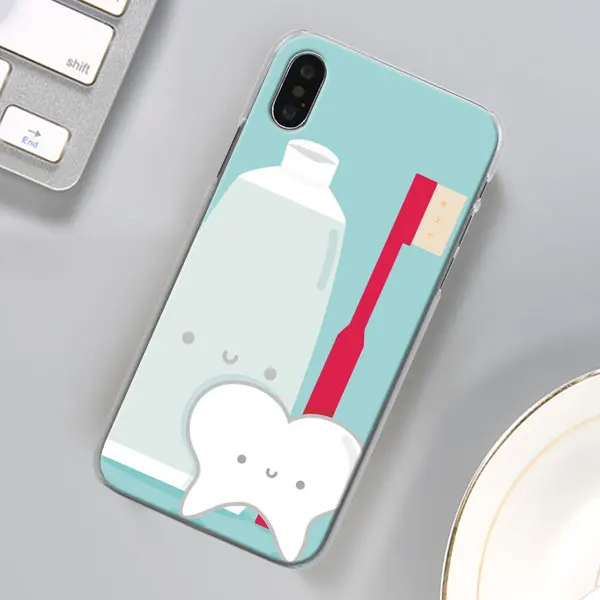 12 Стоматологический зуб чехол для телефона для Apple iPhone X XR 7 8 Plus 6 6s Plus XS MAX 11 Pro Max SE чехол для телефона Coque - Цвет: 12