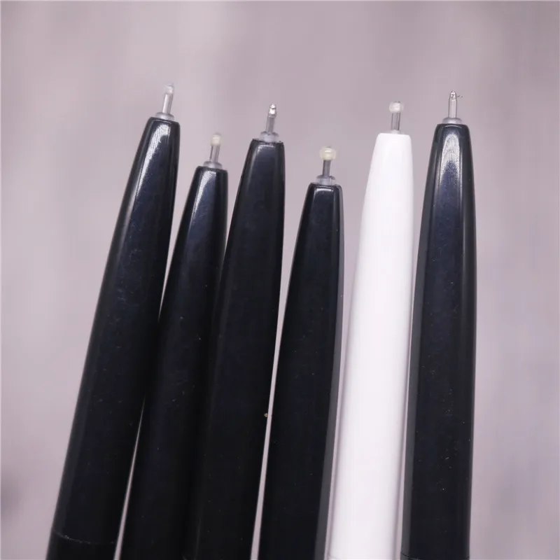 

New Pen Listed 12pcs Six Color Mixing Tail The Tail Of The Little Kitten Gel Pen Black Refill Student Exam Writing Office Pens