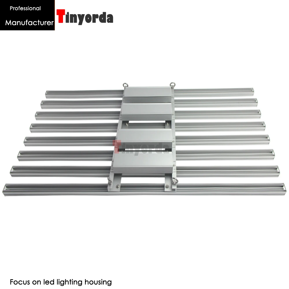 Tinyorda TGL3526B 8 в 1(длина 1,2 м) 720 Вт Led светать корпус для выращивания в помещении профиль света [профессиональный производитель]