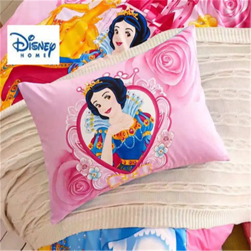Чехол для подушки принцессы disney 1 шт. 100% хлопок детская наволочка 48*74 см девочки