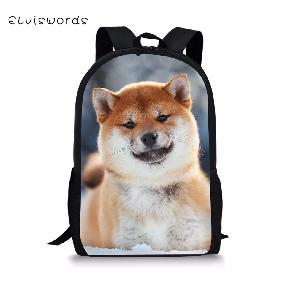 Детский модный рюкзак ELVISWORDS Kawaii с животным принтом детские школьные сумки