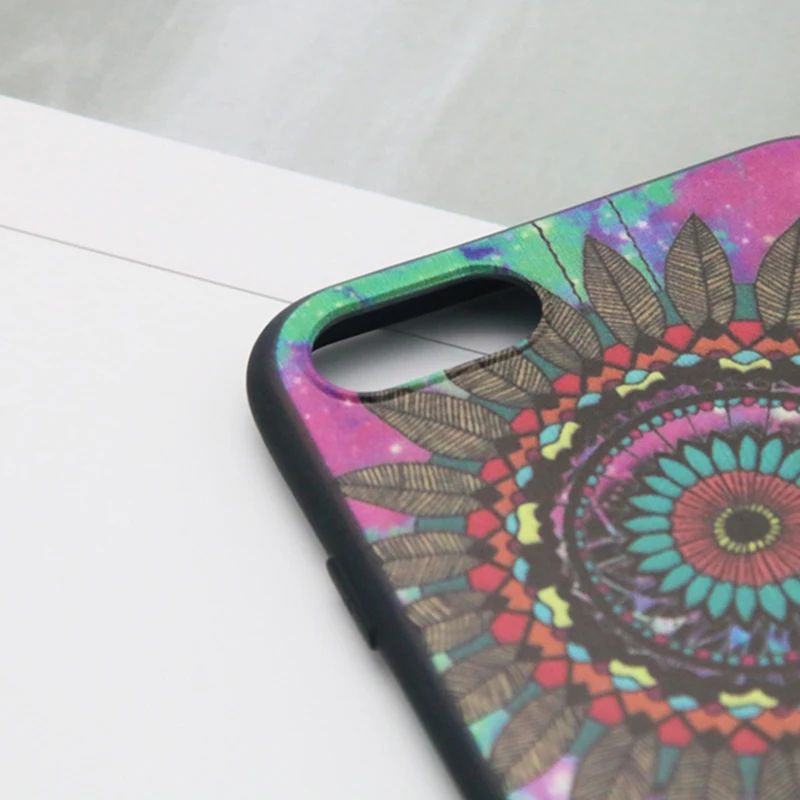 LANRENZ Dreamcatcher Black TPU Soft Rubber Phone Case For iPhone 8 X plus 7 6 6s XR XS Max Mobile phone cover |