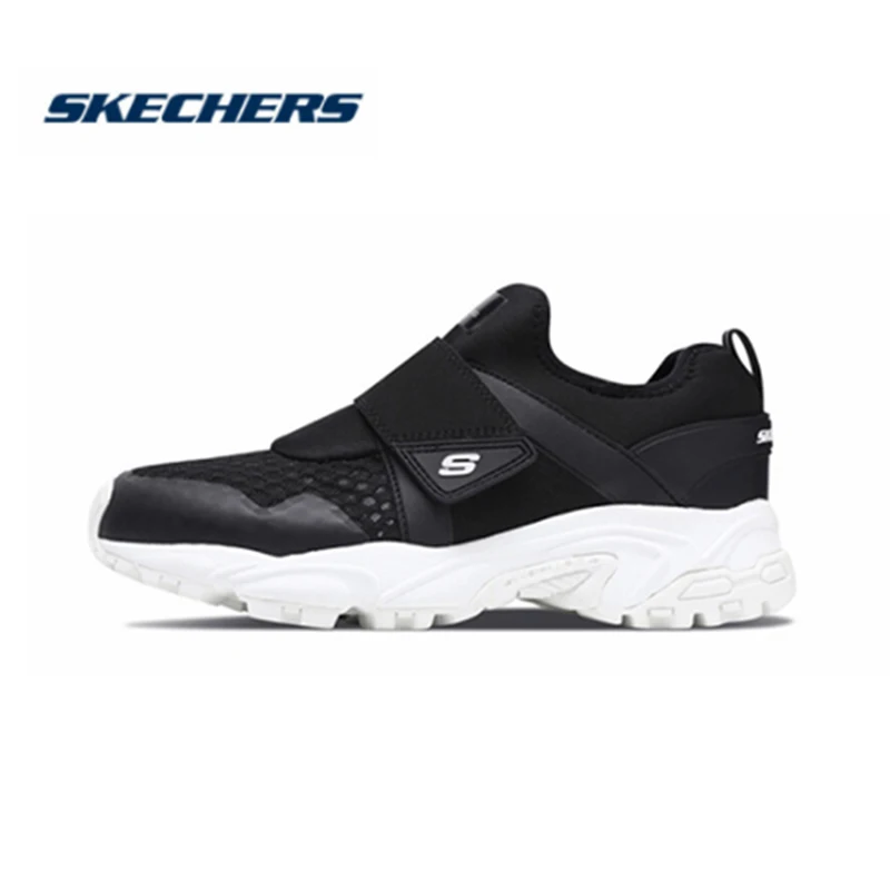 Skechers/Мужская обувь; удобные дышащие Брендовые мужские кроссовки на шнуровке; сезон осень-лето; zapatos hombre; 666046-BLK - Цвет: 666046-BLK