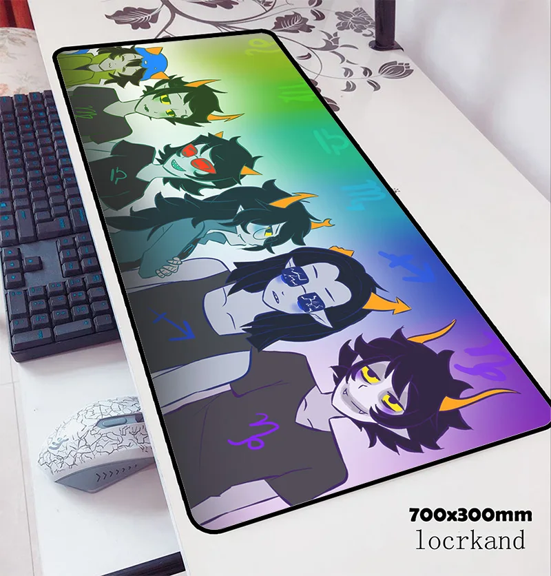 Коврик для мыши homestuck 70x30 см игровой коврик в стиле аниме высококачественный