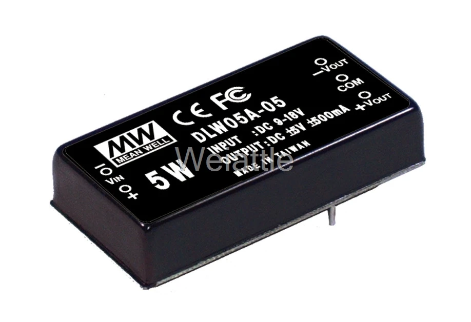 

MEAN WELL DLW05A-05 5 500 meanwell DLW05 5 5 DC-DC