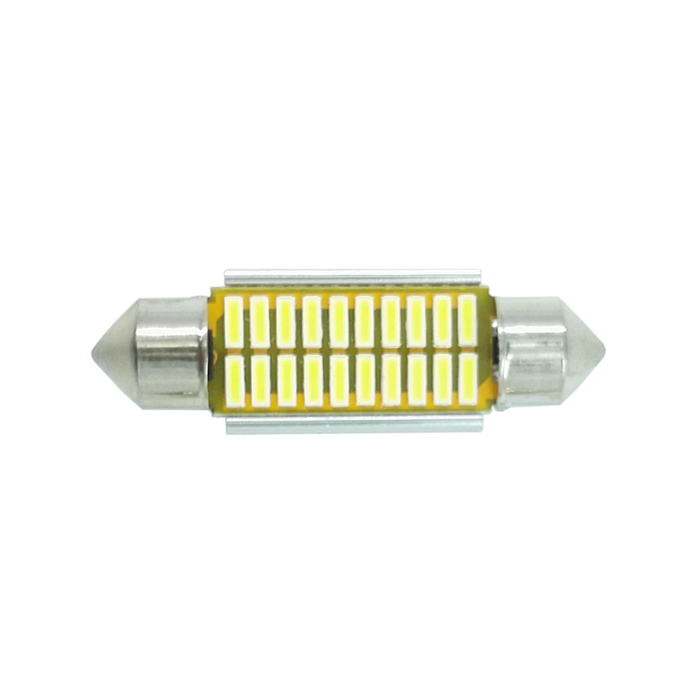 Супер яркая светодиодсветильник лампа ECAHAYAKU 2x31 мм 36 39 42 C5W C10W 4014 SMD | Автомобили и