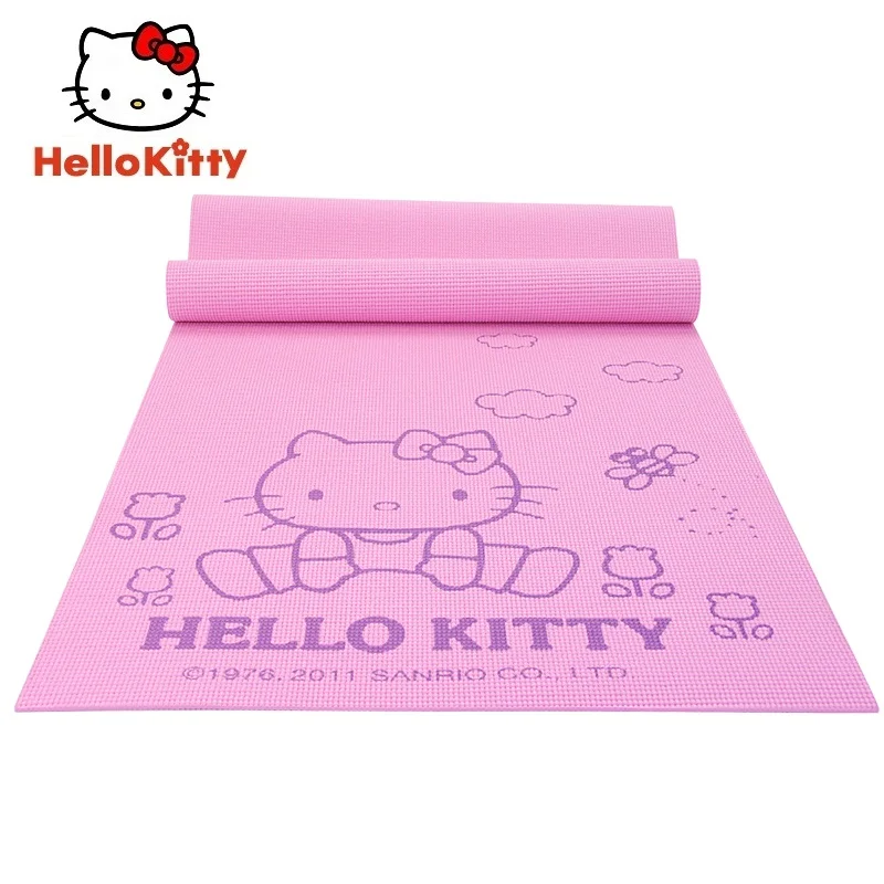 Рисунок Hello Kitty 4 мм коврики для йоги ПВХ 173*61 см Фитнес Нескользящие мягкие удобные