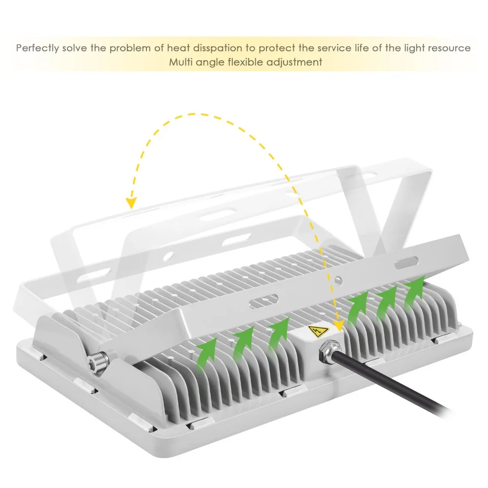 

250W 110-240V Power LED Flood Light 384 LED 30000LM Reflector Floodlight Waterproof LED Lamp Spotlight Outdoor Garden Lighting