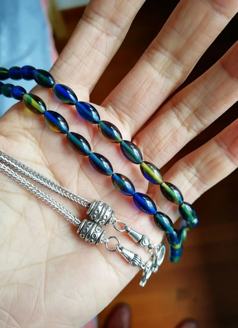 Новая модель смолы желтого цвета Молитвенные Четки из бусин бусы tasbih misbaha masbaha