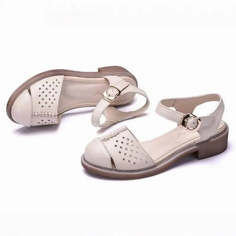 Сандалии женские летние из натуральной кожи ручной работы | Обувь