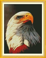 joy sunday animal style bald eagle stamped cross stitch kits for beginners easy and quickly needlecraft