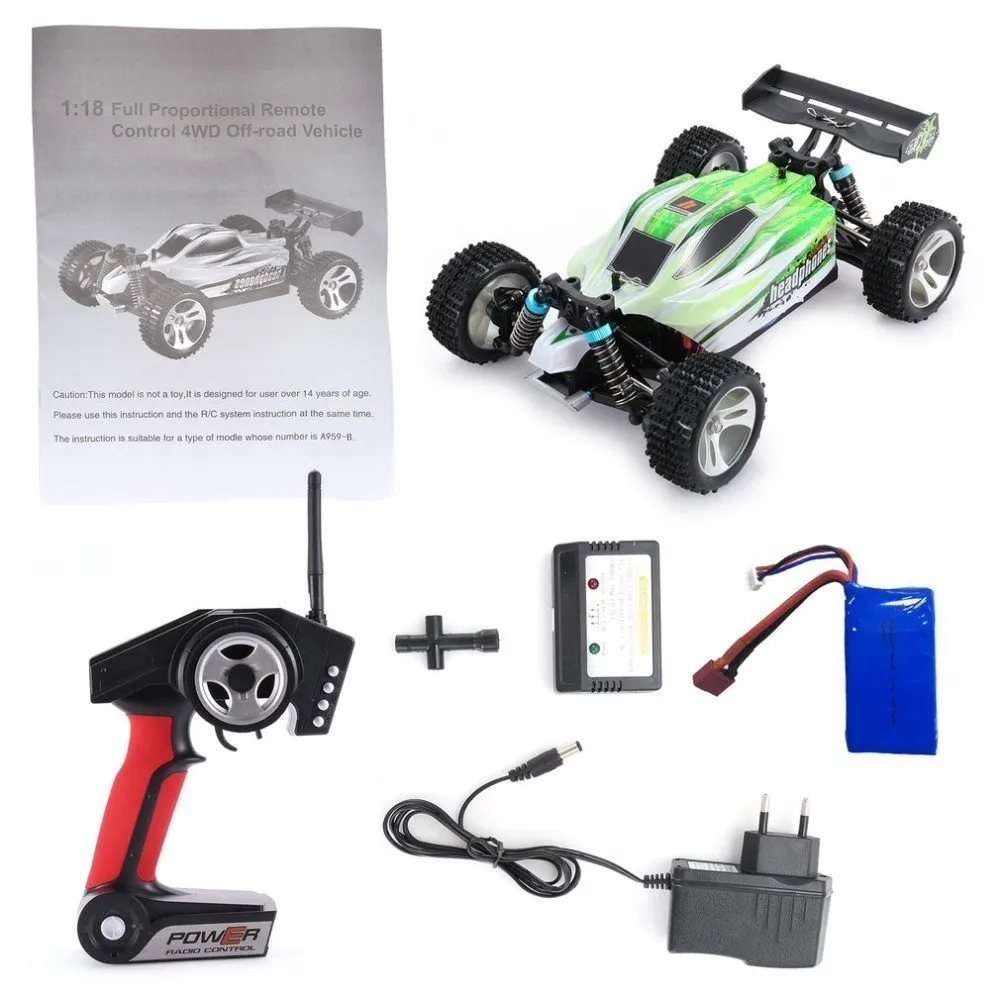 WLtoys A959-B 70 км/ч пульт дистанционного управления RC Speedcar Racing High Speed Car Off-Road Factory прямая
