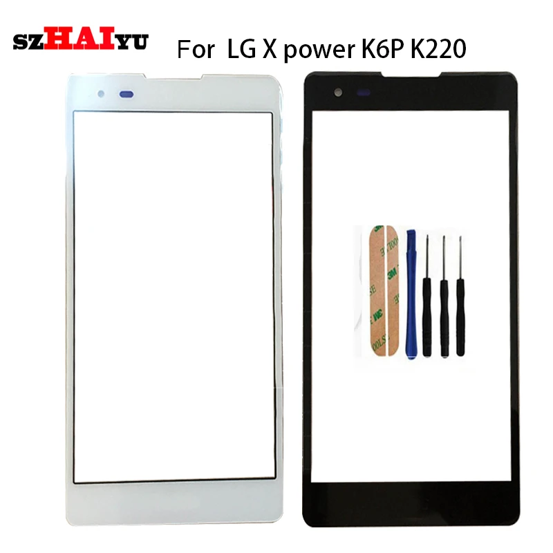 SZHAIYU Outer Lens K220 Replacement Glass Front Screen Panel For LG X Power K220DS LS755 US610 K450 | Мобильные телефоны и