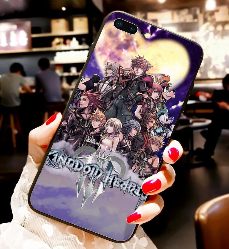 Kingdom hearts цветной Мягкий Силиконовый Футляр для телефона Fundas для iPhone 6 6Plus 7 7Plus 8 8Plus X XS Max
