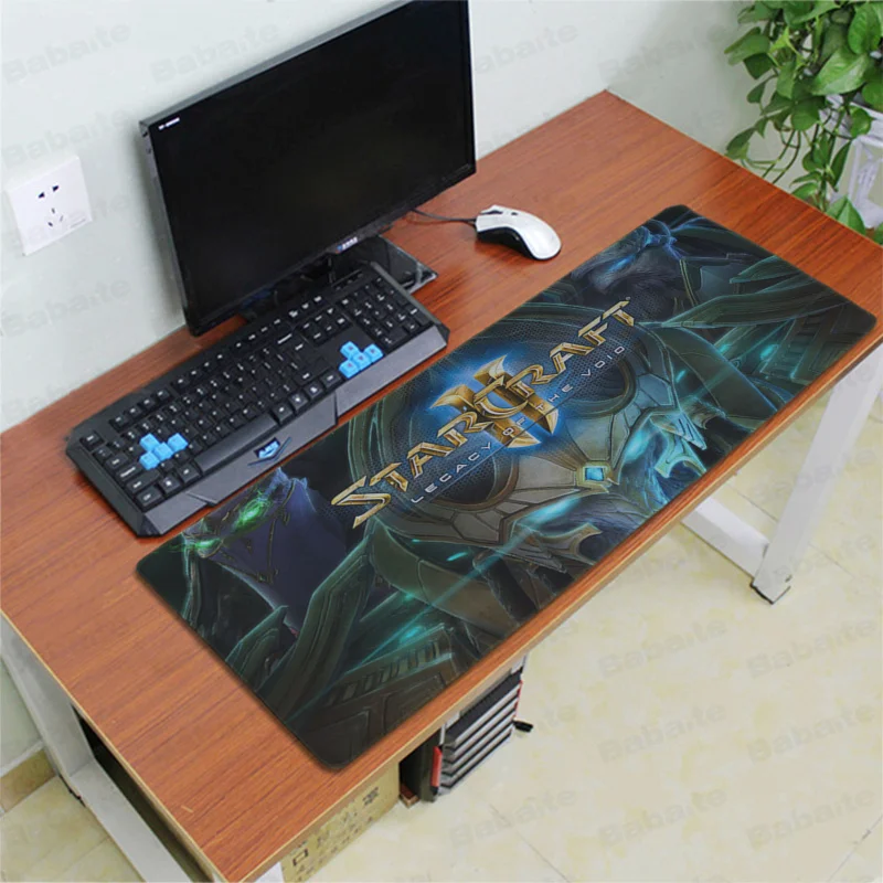 Коврик для мыши Babaite starcraft 2 коврик игровой из натурального каучука настольный