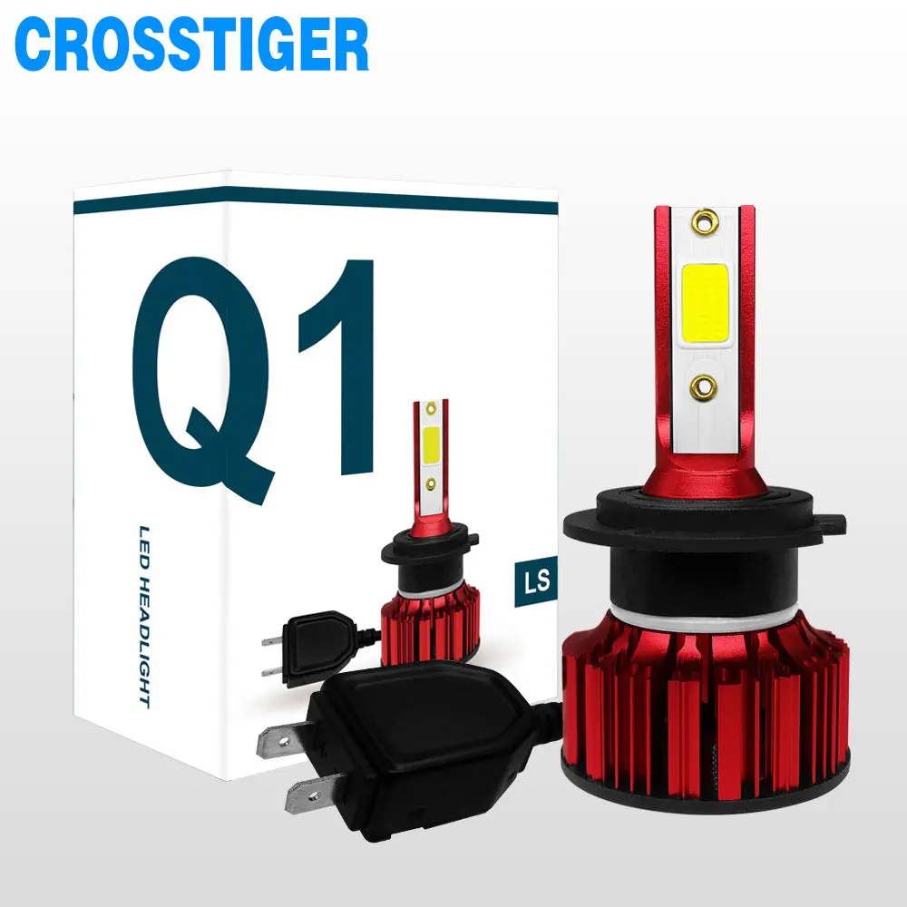 Автомобильная лампа H7 H4 Super Luces Led Para 12 В H11 H1 фара для мотоцикла HB4 9006 9005 9003 COB