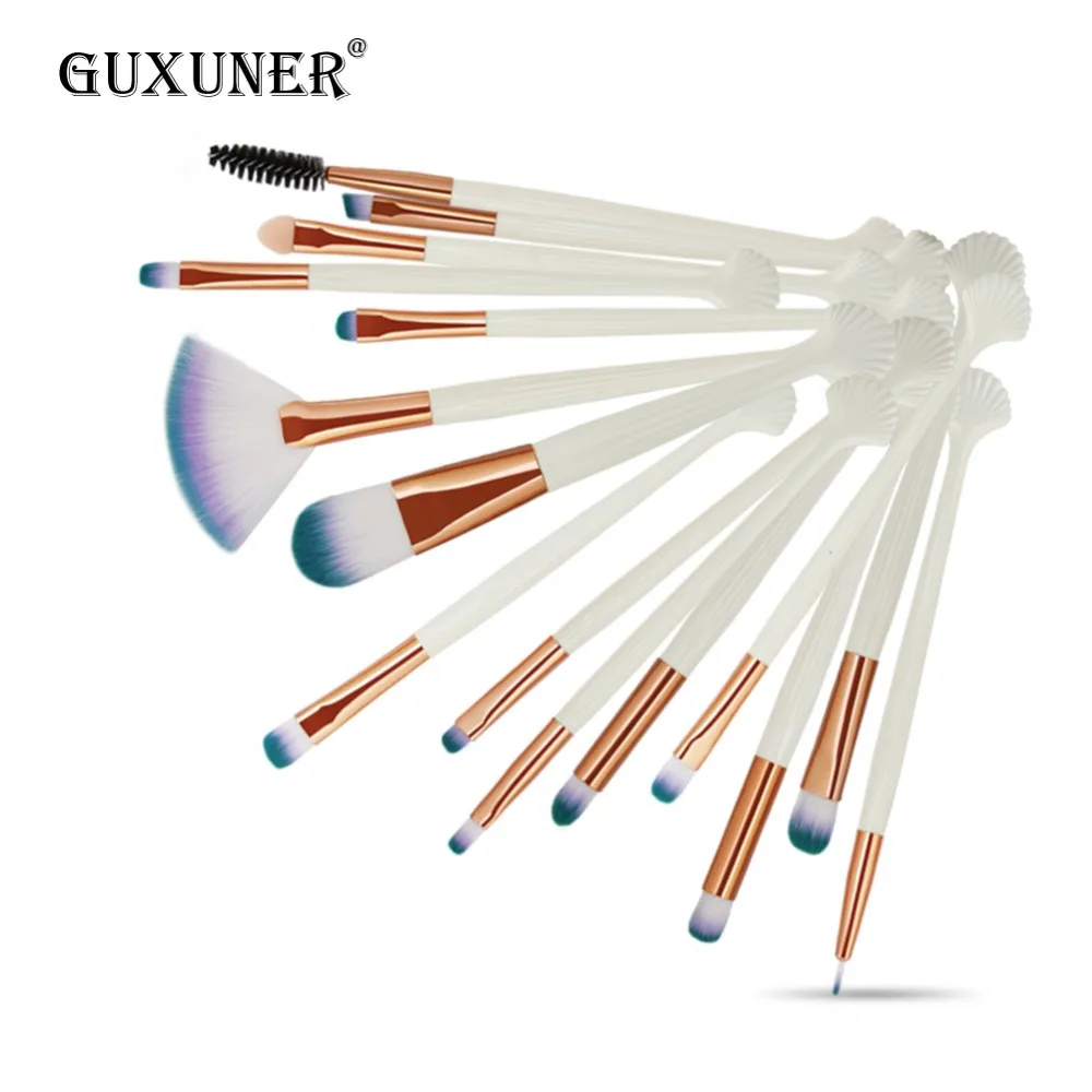 GUXUNER 6/10/15 шт. основа набор кистей для макияжа Мощность тени бровей губ корректор