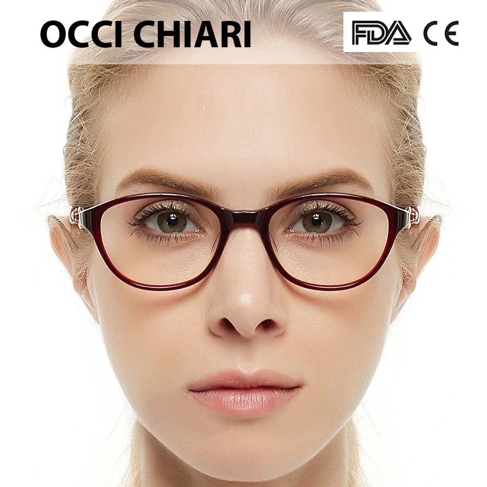 Женские очки OCCI CHIARI винтажные в ретро стиле оправа для глаз при близорукости