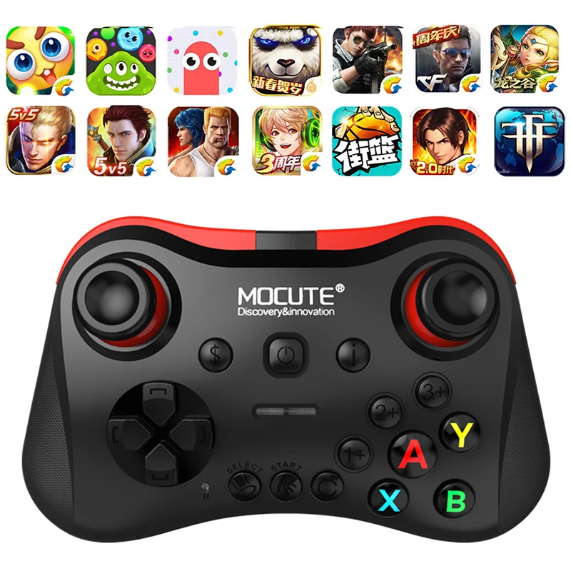 Беспроводной геймпад Mocute 056 Bluetooth джойстик Android контроллер VR для планшетного ПК