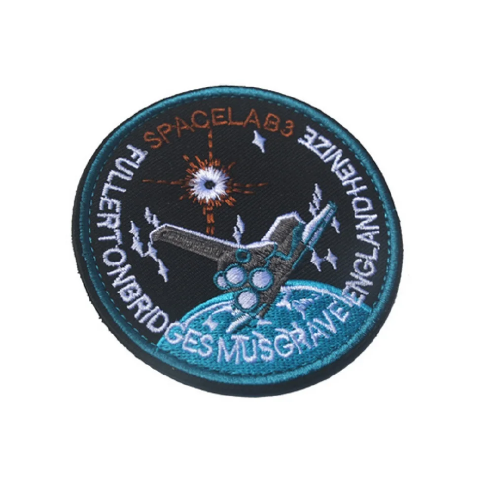 Нашивки с 3D вышивкой петли и крючок нашивка для астронавта Skylab повязка на руку