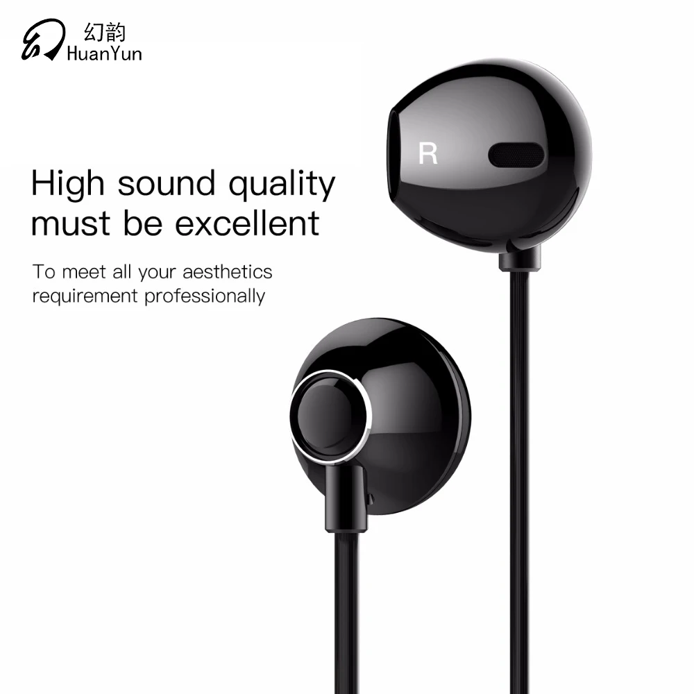 Wired Earphones In-Ear Metal Headsets Sport Stereo Earbuds for Iphone Samsung Huawei Xiaomi with Mic HD Music Phone PC | Электроника