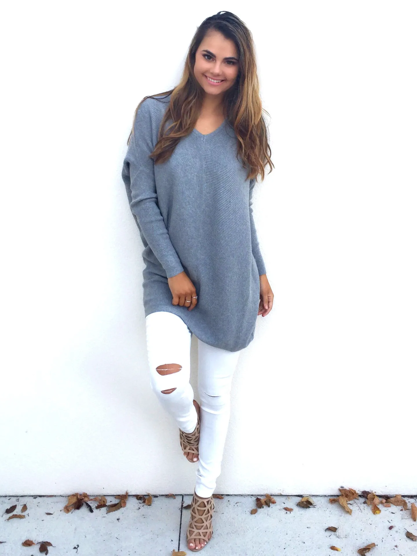Spring and summer 2019 new style fashionable European American casual sweater bottom | Женская одежда