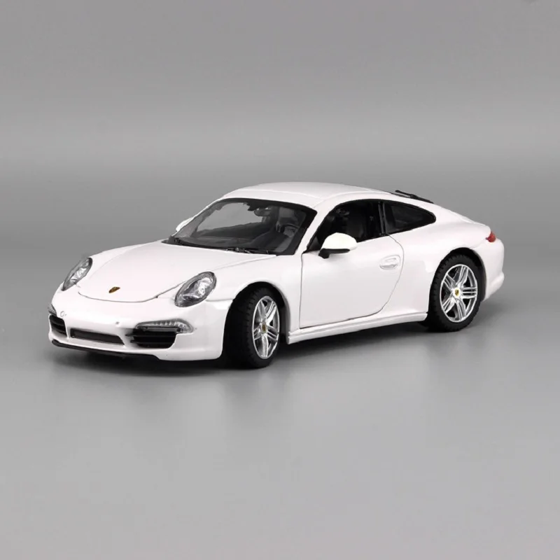 1:24 моделирование сплава спортивный автомобиль модель для Porscheed 911 с рулевым