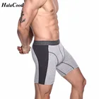 Новинка 2022, Модные Длинные боксеры, мужское нижнее белье, хлопковые мужские Дышащие Боксеры, мужские боксеры, шорты