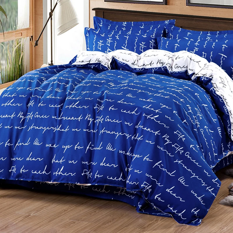 Постельное белье Мода 2017 г. Комплект постельного белья 4 шт./3 шт. пододеяльник