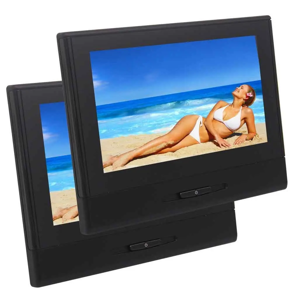Автомобильный подголовник монитор dvd плеер USB/SD/FM/игровой TFT ЖК экран Встроенный