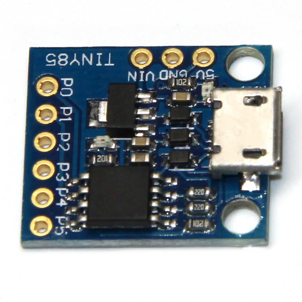 5pcs ATTINY85 Module Digispark Kickstarter Micro Development Board Built-in USB 500ma 5V Regulator 8k Flash | Электроника
