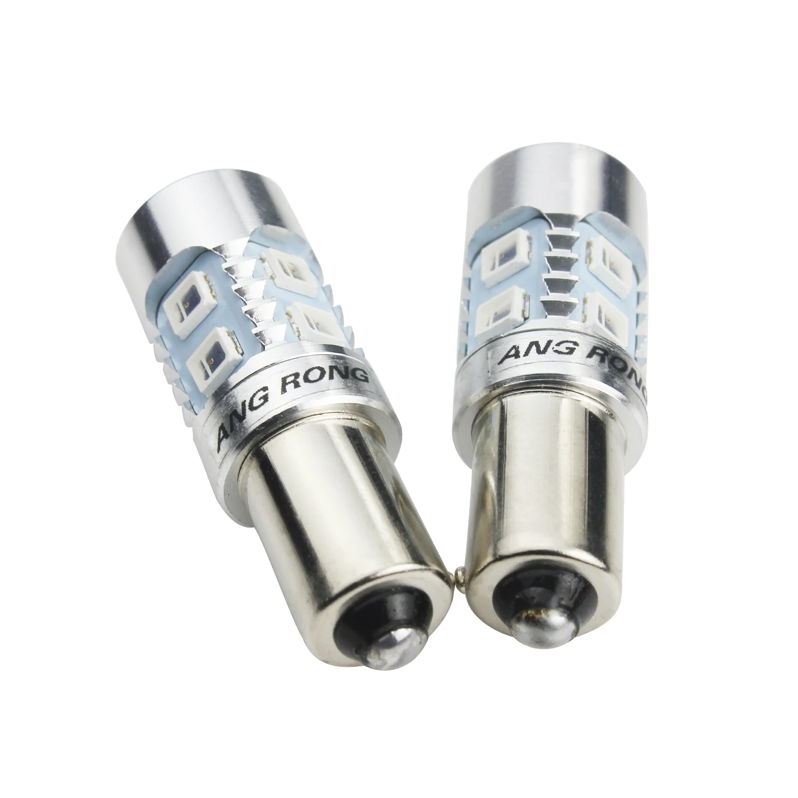 ANGRONG 2 шт. H21W 435 BAY9s SAMSUNG светодиодный 10 Вт Индикатор лампы для освещения Янтарный Для VW Golf Mk5
