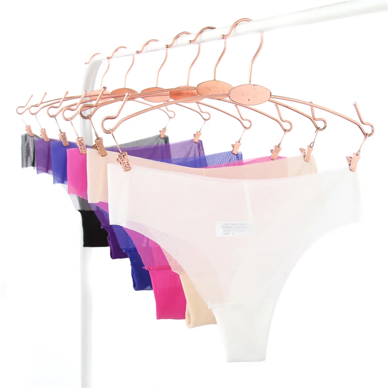 Women Sexy Transparent G String Ultra Thin Low Waist Ladies Panties Plus Size Briefs Underwear |