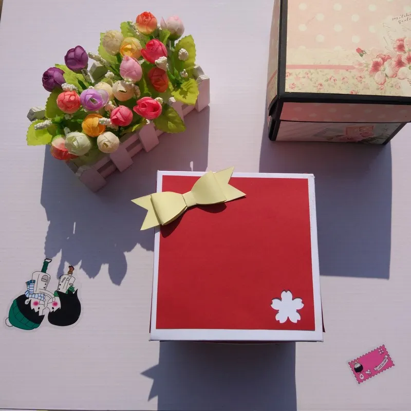 Взрывоопасная коробка Кубик Рубика Альбом diy пользовательская бесконечная флип