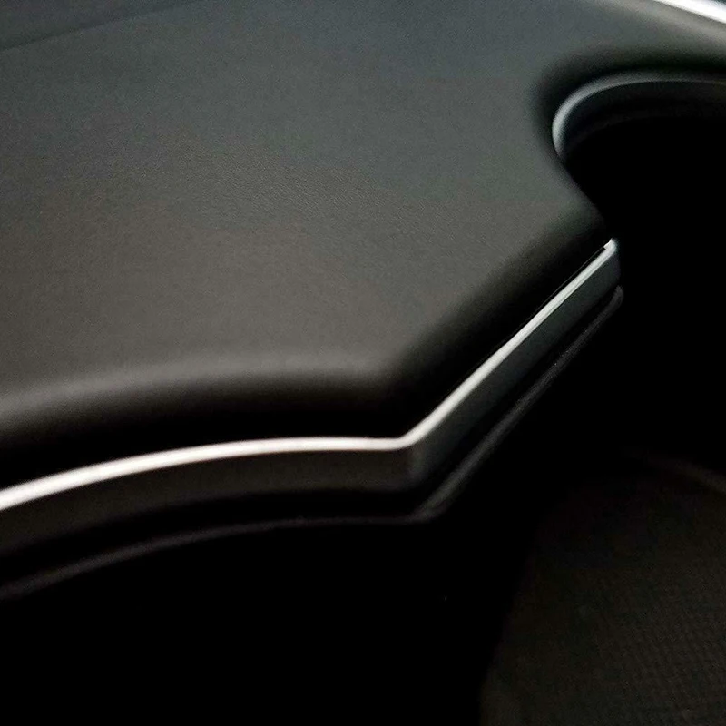 

Accessories Center Console sticker Cup Holder Vinyl Scraper Kit For Tesla Model 3 Matte Black