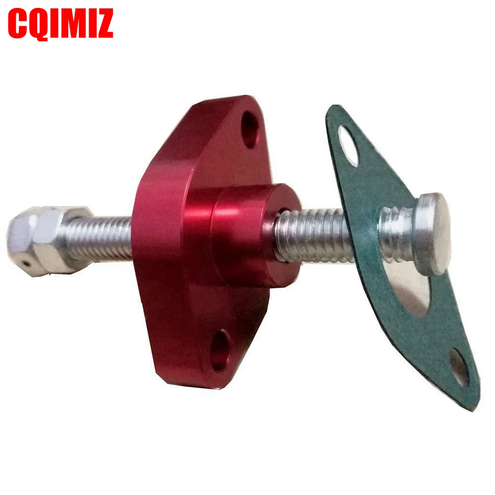 Красный анодированный ручной натяжитель цепи кулачка для 1996 up Honda XR 400|Коленвалы| |
