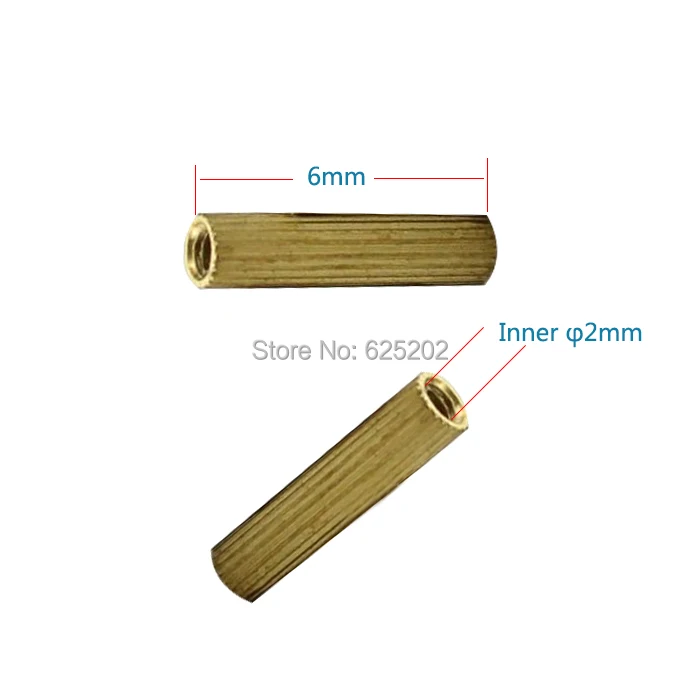 

6mm Lengh Copper Cylinder for CCTV Camera Assembly Using