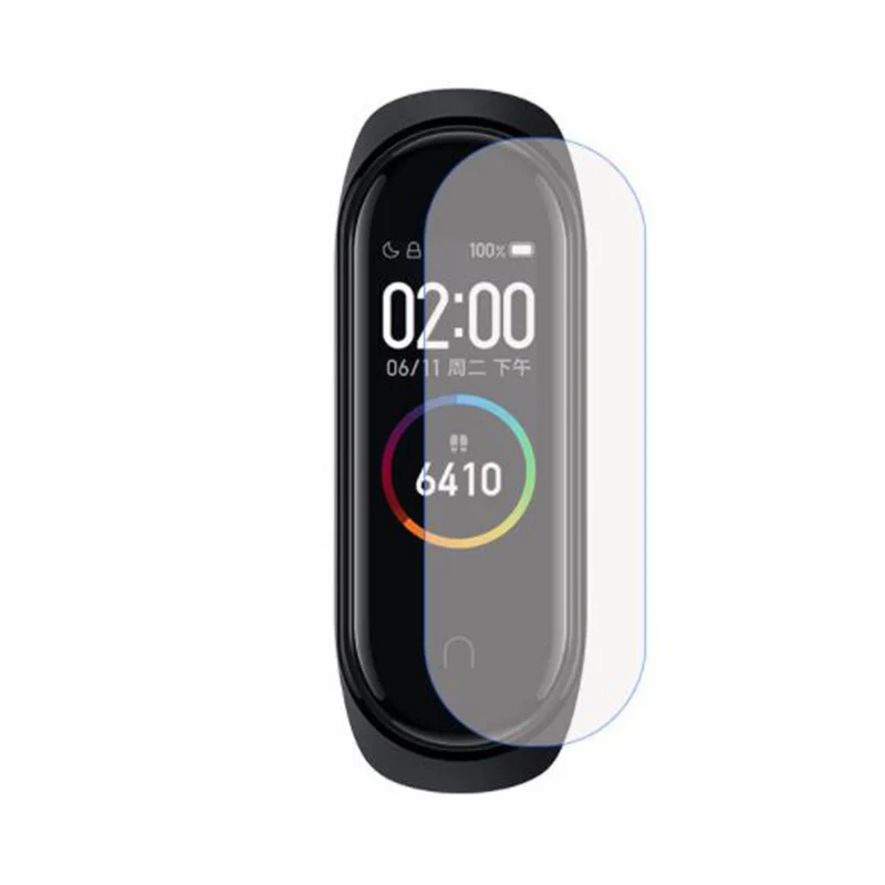 10pcs Screen Protector Film For Xiaomi Mi Band 4 3 Smart Wristband Bracelet HD transparent TPU Full Cover Protective Films