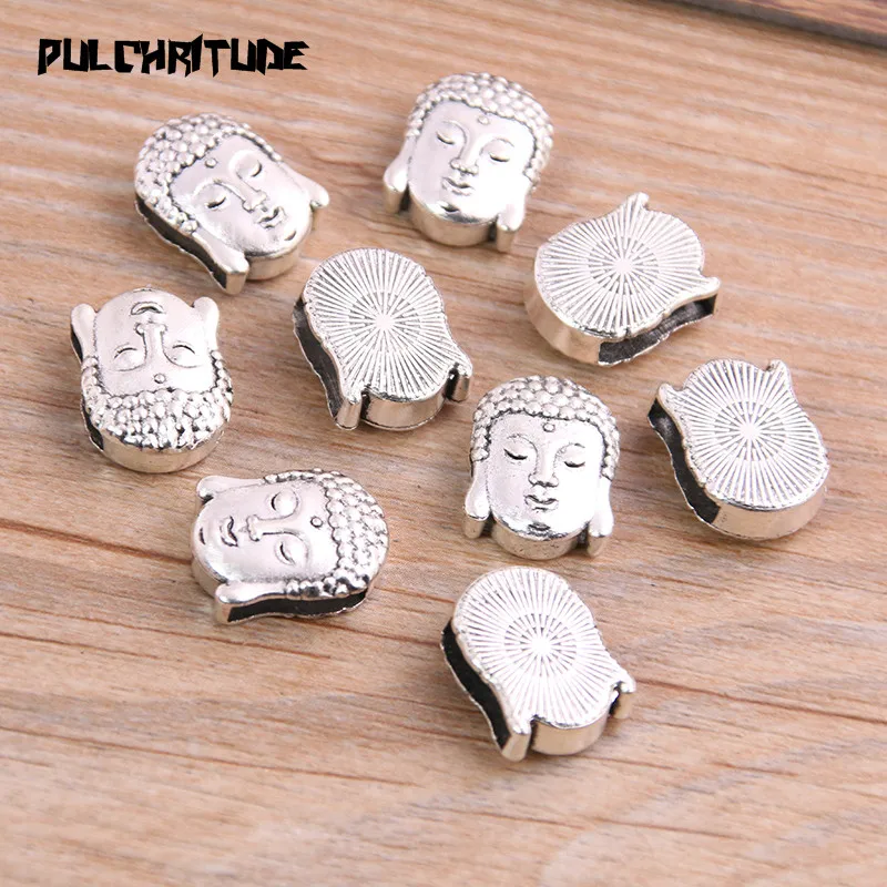 8 шт. двухцветные разделительные адаптеры Властелин Будды для бижутерии кожаный