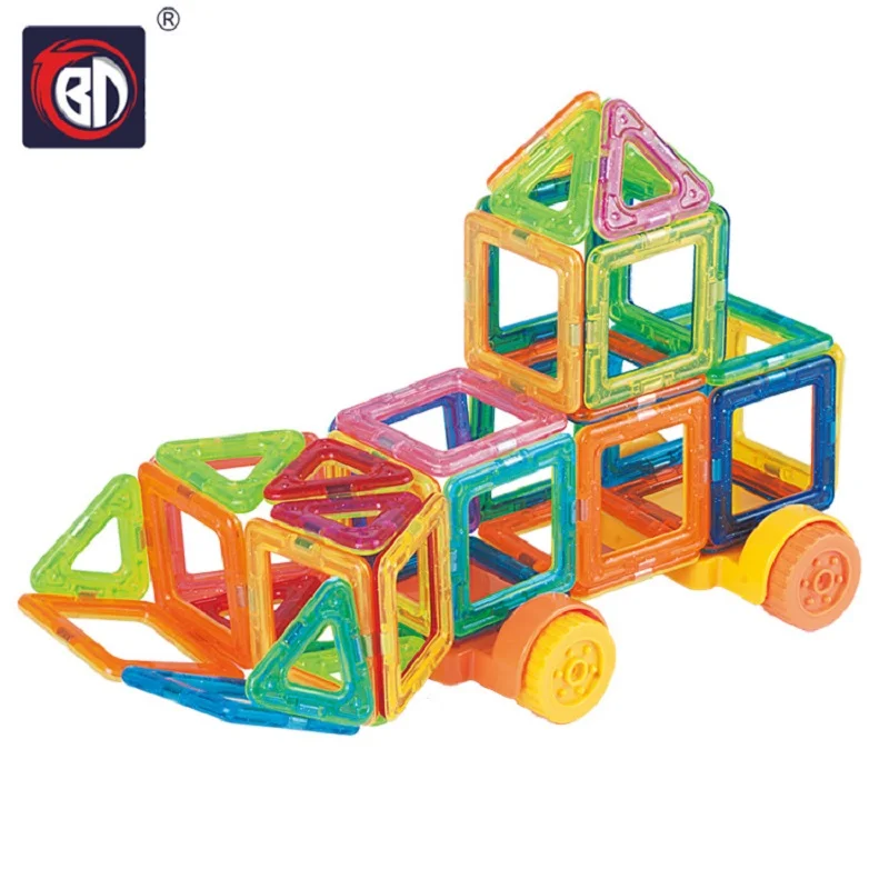 Bd 22 шт. мини магнитный building block набор модели и строительство игрушки пластиковые
