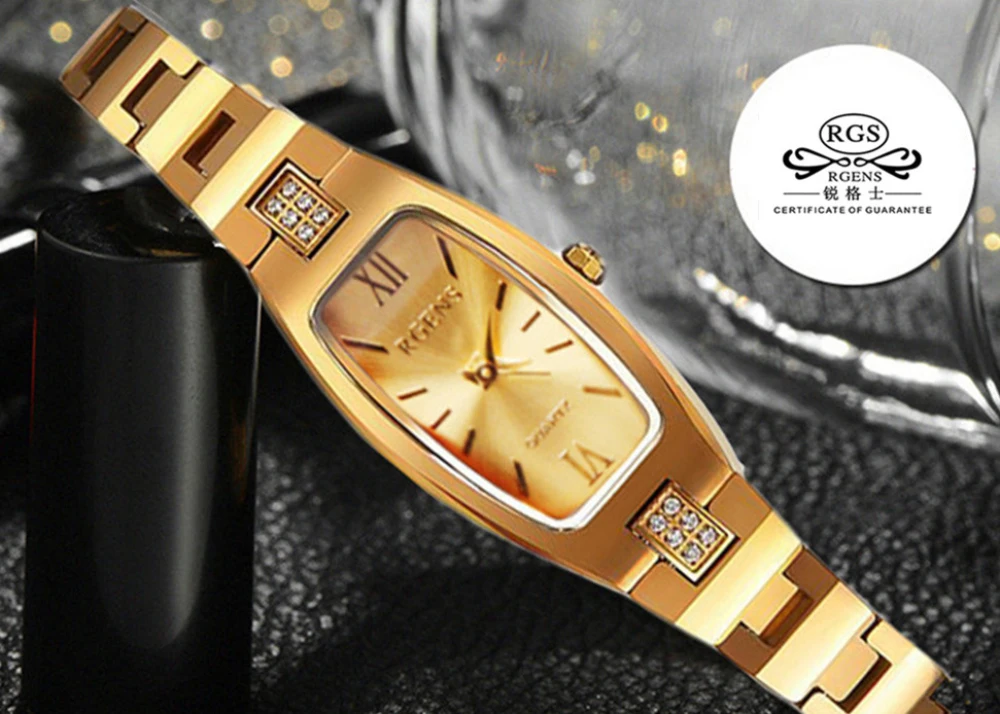 Часы женские кварцевые роскошные модные повседневные наручные из вольфрамовой