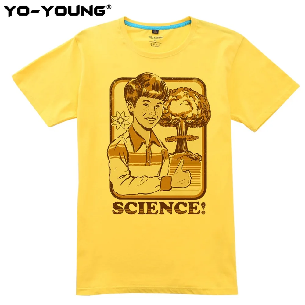 Мужские повседневные летние футболки Science is Great Student Обложка для учебника