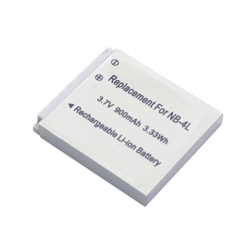 1X 3 7 V 900mAh NB-4L NB4L NB 4L литий-ионный Аккумулятор для Canon IXUS 30 40 50 55 60 65 80 100 I20 PowerShot SD1000 1100
