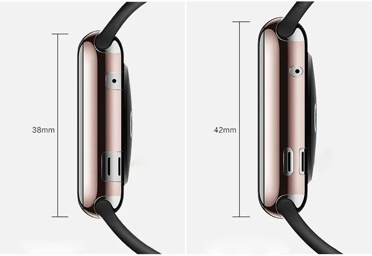 Urvoi металла Гальваника чехол для Apple Watch полное покрытие iwatch экран укрытия фильма