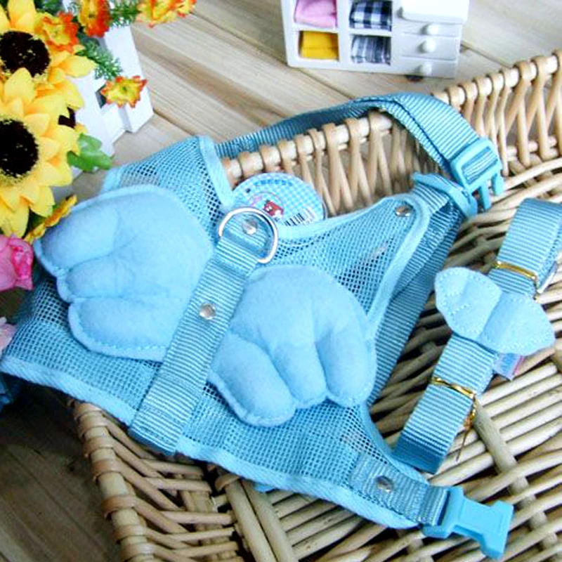 Регулируемый сундук для собак жилет поводок набор дышащих ремней маленьких