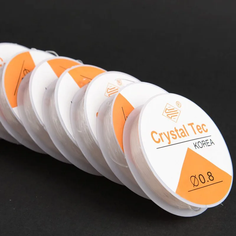 Прочный Хрустальный эластичный шнур для бисероплетения тянущийся прозрачный