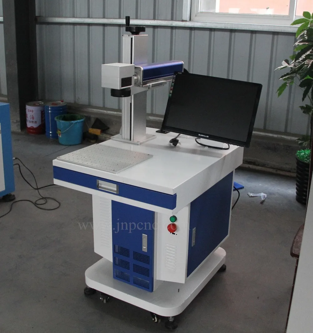 20 Вт волоконно лазерная гравировальная машина маркировка с гальваническим